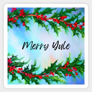 Merry Yule Sticker